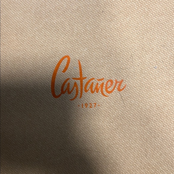 Castaner Elegant Cream Espadrille Wedges - Picture 5 of 6